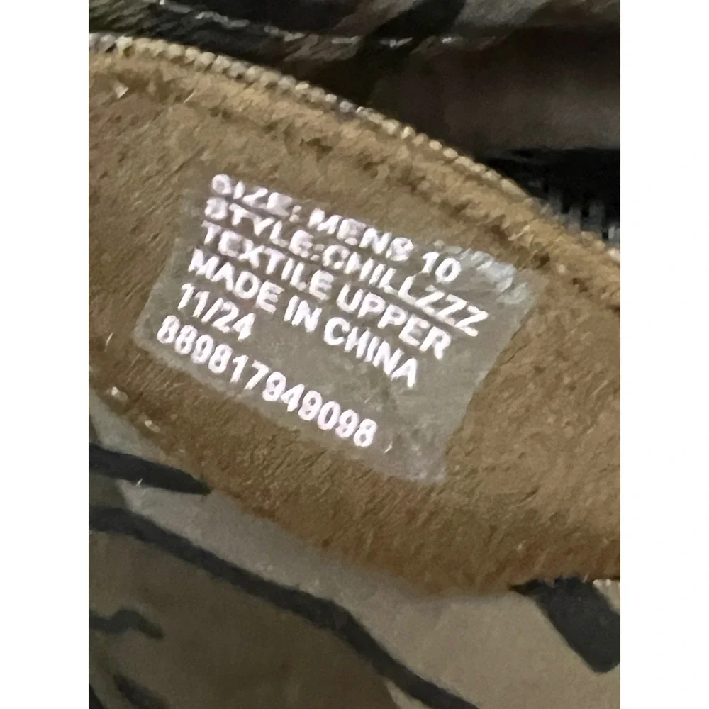 26 Bonezzz Chillzzz Men 10 Camo New Mossy Oak Bottomland ZZZ-Gel Sandals